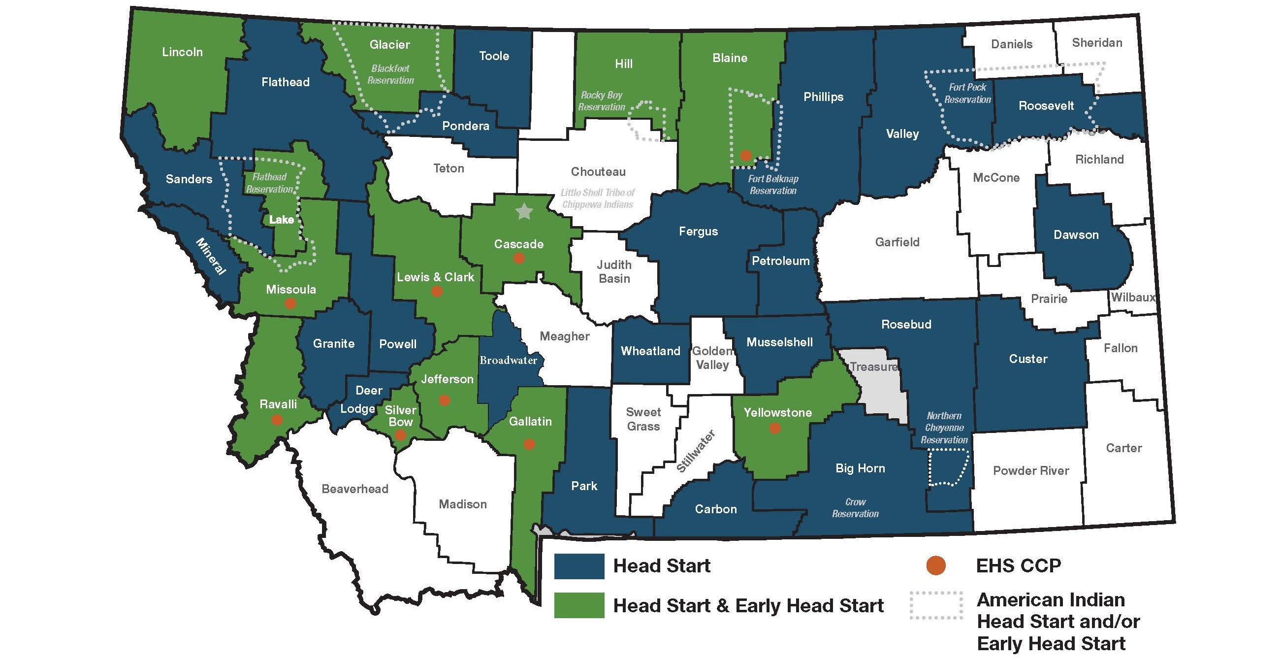 2021 Head Start Map