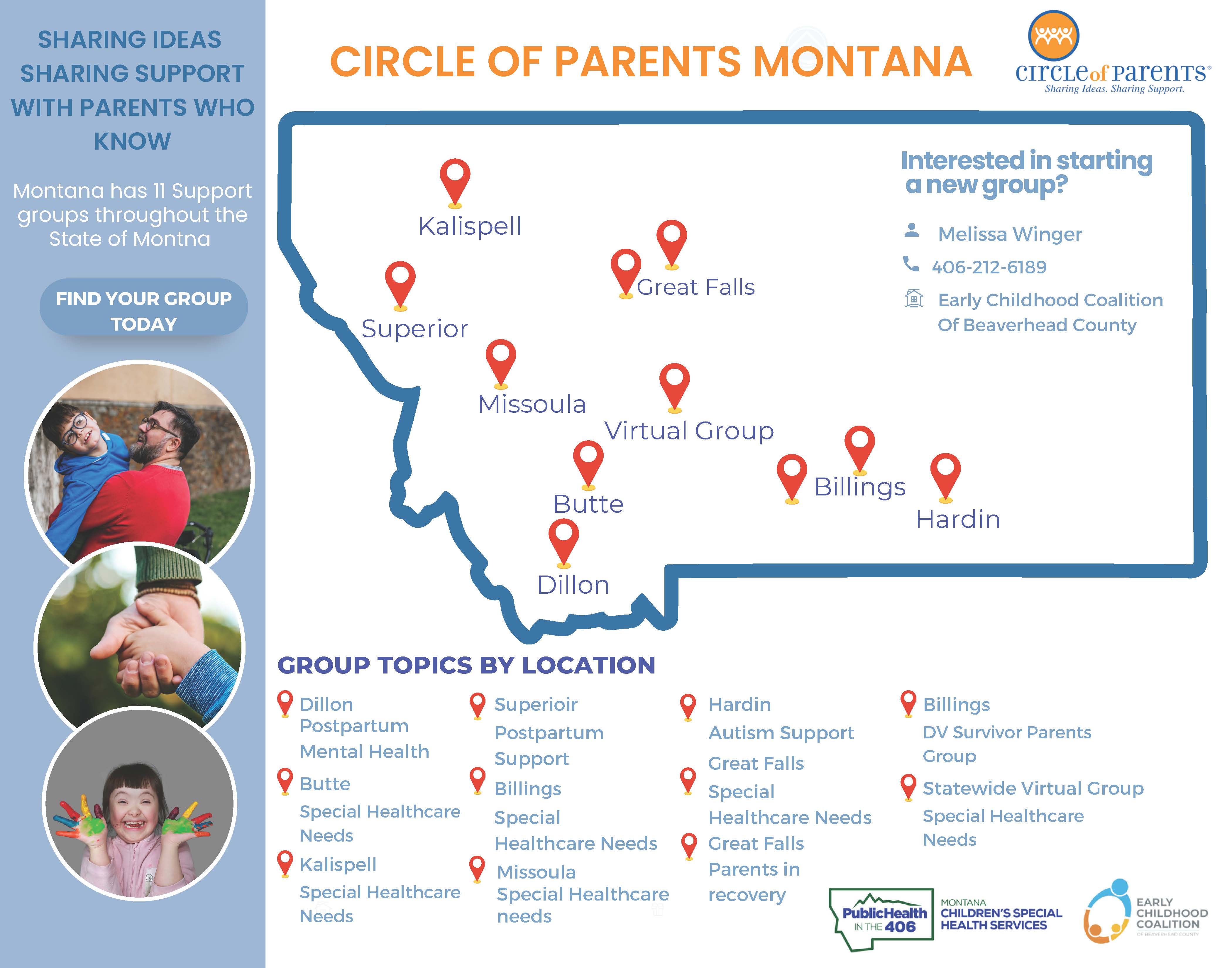 Circle of Parent Location Map 