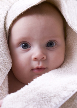 Baby in blanket