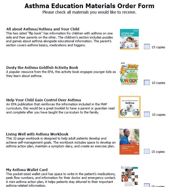 Asthma Education Materials