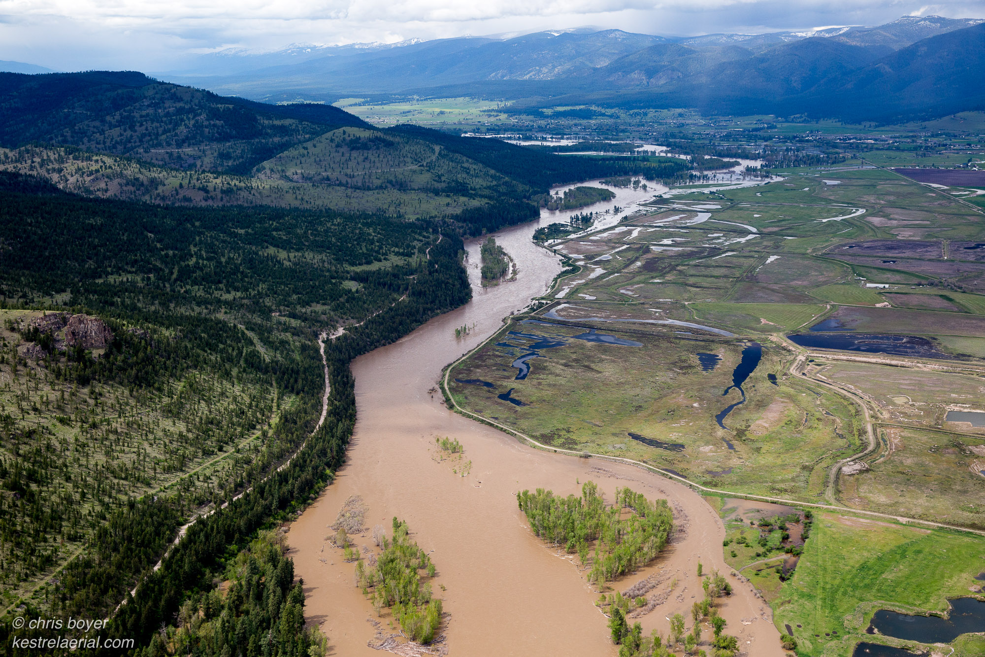 Aerial photo of smurfit stone Frenchtown mill site