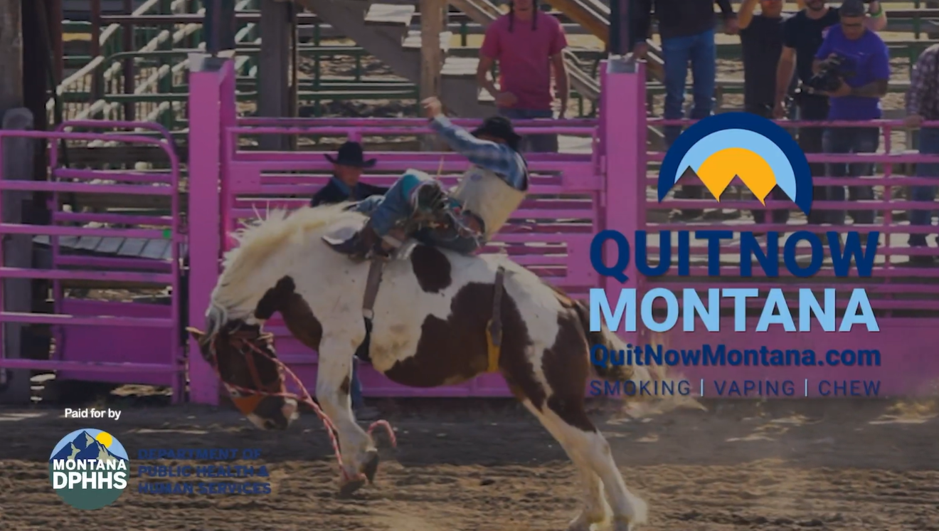 Rodeo Rider Heath Supports Tobacco Free Rodeo Quit Now Rodeo
