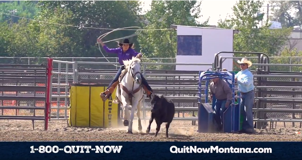 Rodeo Rider Sierra supports Tobacco-Free Rodeo